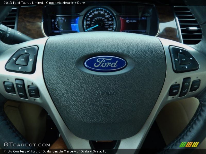 Ginger Ale Metallic / Dune 2013 Ford Taurus Limited