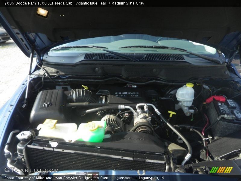 Atlantic Blue Pearl / Medium Slate Gray 2006 Dodge Ram 1500 SLT Mega Cab