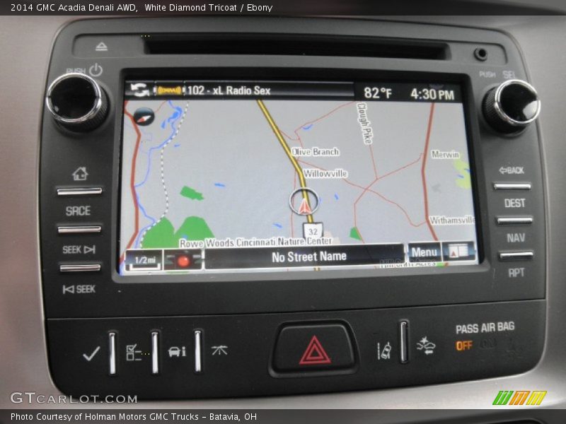 Navigation of 2014 Acadia Denali AWD