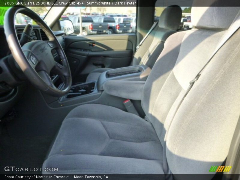Summit White / Dark Pewter 2006 GMC Sierra 2500HD SLE Crew Cab 4x4