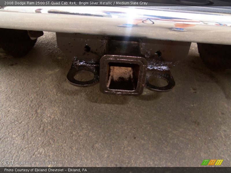Bright Silver Metallic / Medium Slate Gray 2008 Dodge Ram 2500 ST Quad Cab 4x4