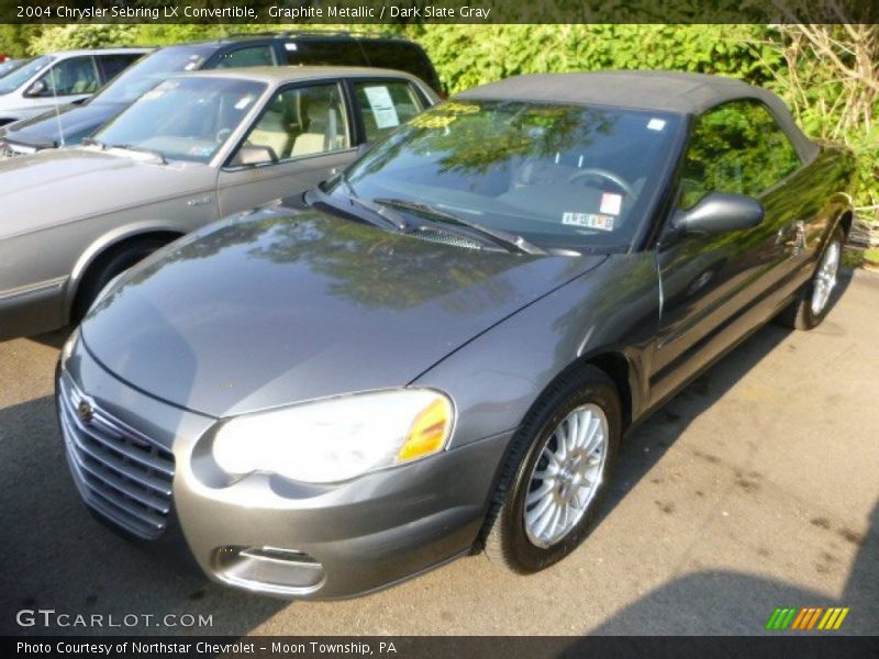 Graphite Metallic / Dark Slate Gray 2004 Chrysler Sebring LX Convertible
