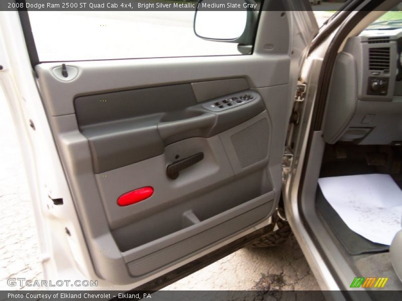 Bright Silver Metallic / Medium Slate Gray 2008 Dodge Ram 2500 ST Quad Cab 4x4