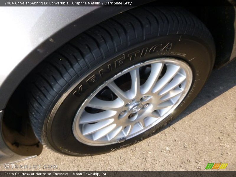 Graphite Metallic / Dark Slate Gray 2004 Chrysler Sebring LX Convertible