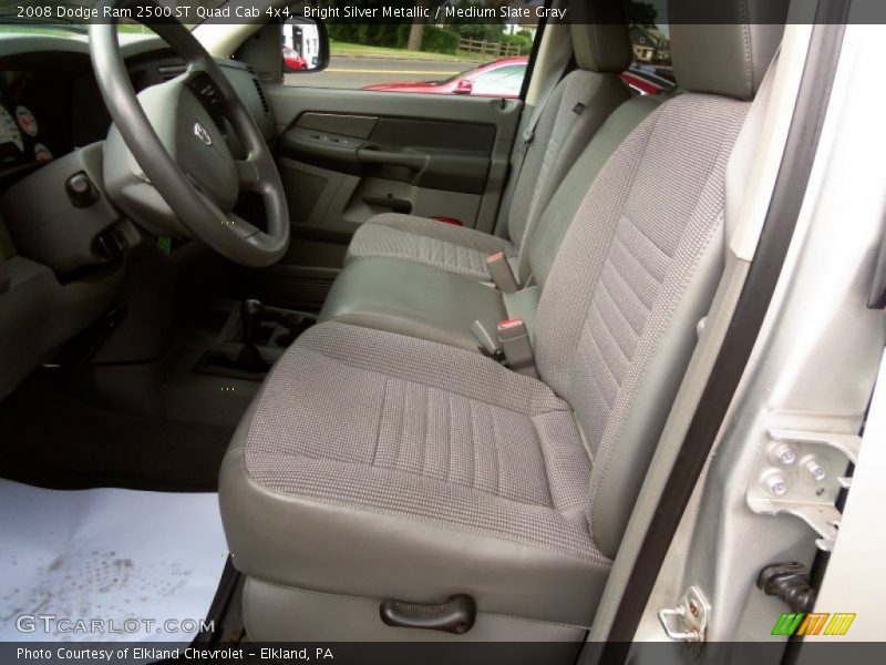 Bright Silver Metallic / Medium Slate Gray 2008 Dodge Ram 2500 ST Quad Cab 4x4