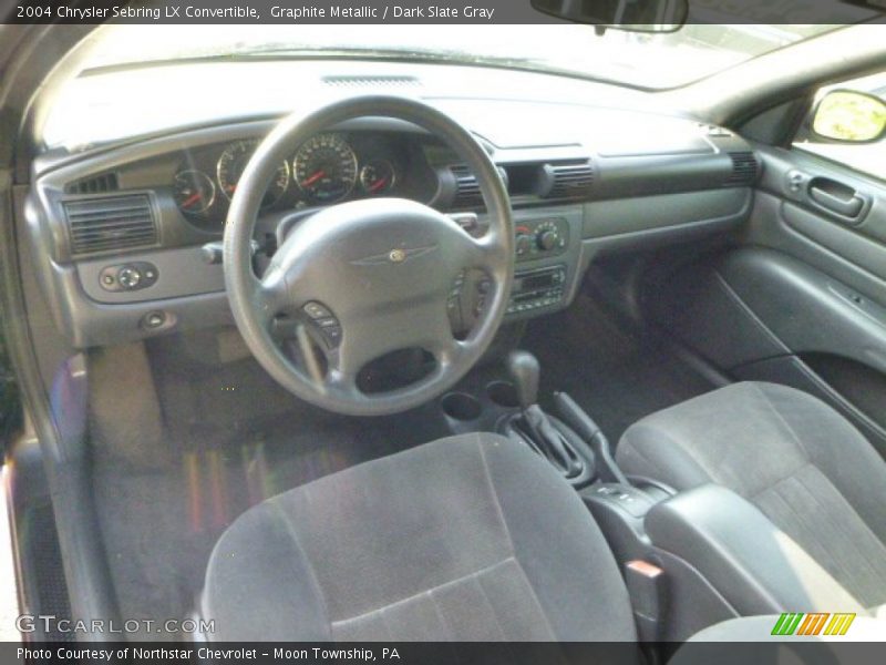 Graphite Metallic / Dark Slate Gray 2004 Chrysler Sebring LX Convertible