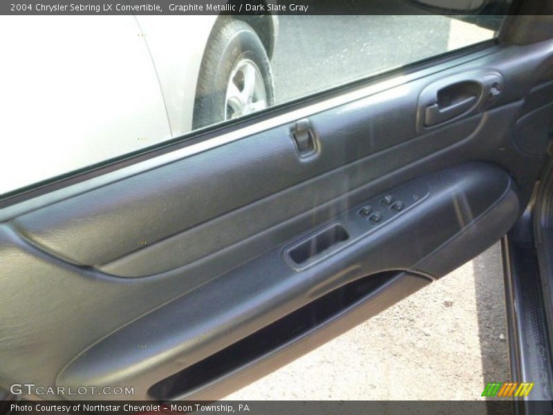Graphite Metallic / Dark Slate Gray 2004 Chrysler Sebring LX Convertible