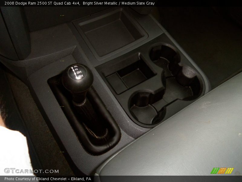 Bright Silver Metallic / Medium Slate Gray 2008 Dodge Ram 2500 ST Quad Cab 4x4
