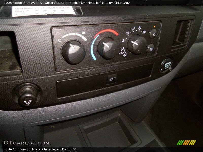 Bright Silver Metallic / Medium Slate Gray 2008 Dodge Ram 2500 ST Quad Cab 4x4
