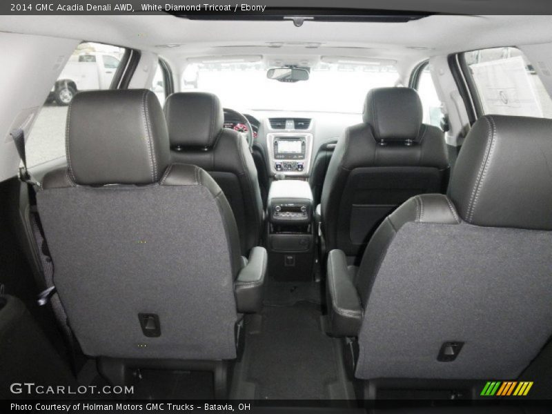 White Diamond Tricoat / Ebony 2014 GMC Acadia Denali AWD