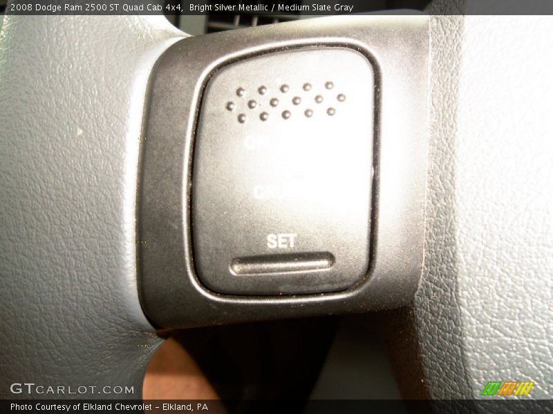 Bright Silver Metallic / Medium Slate Gray 2008 Dodge Ram 2500 ST Quad Cab 4x4