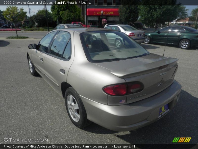 Sandrift Metallic / Neutral 2000 Chevrolet Cavalier LS Sedan