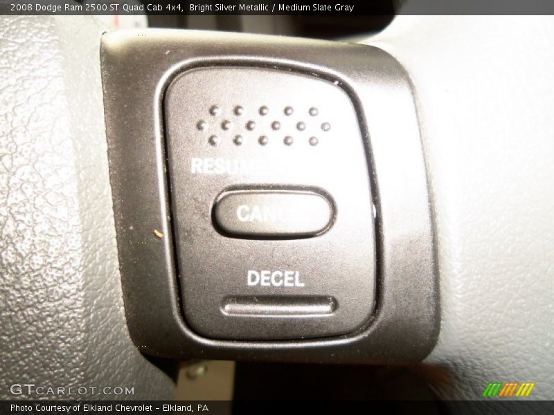 Bright Silver Metallic / Medium Slate Gray 2008 Dodge Ram 2500 ST Quad Cab 4x4