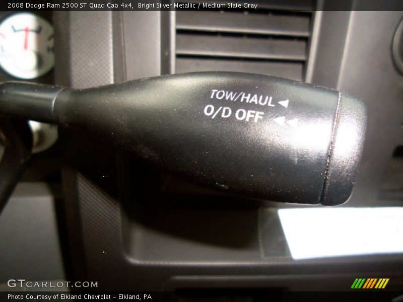 Bright Silver Metallic / Medium Slate Gray 2008 Dodge Ram 2500 ST Quad Cab 4x4