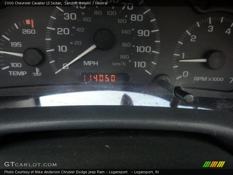 Sandrift Metallic / Neutral 2000 Chevrolet Cavalier LS Sedan