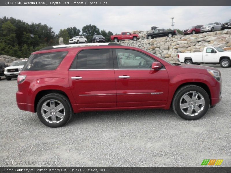 Crystal Red Tintcoat / Cocoa Dune 2014 GMC Acadia Denali