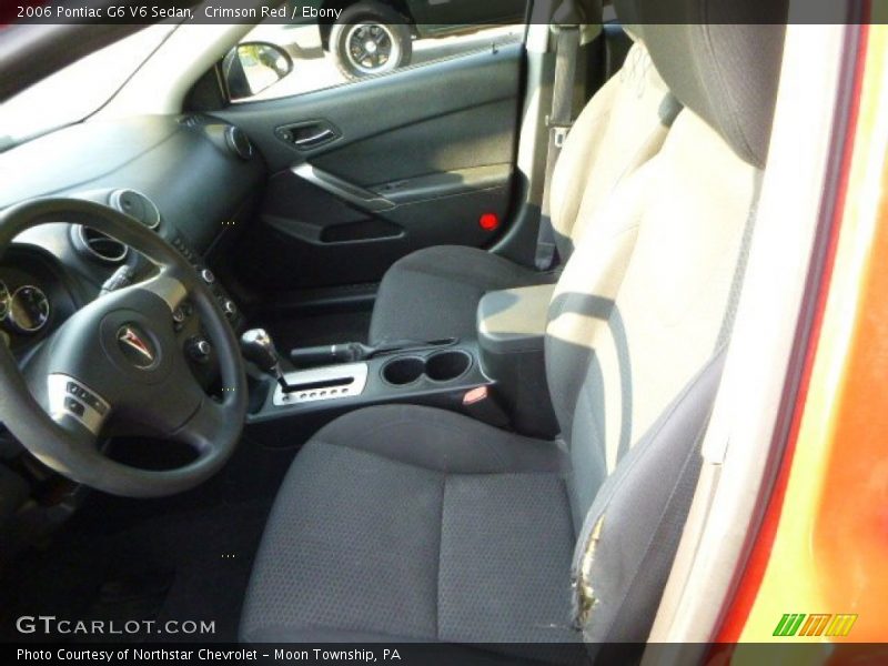 Crimson Red / Ebony 2006 Pontiac G6 V6 Sedan