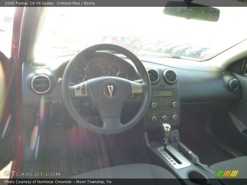 Crimson Red / Ebony 2006 Pontiac G6 V6 Sedan