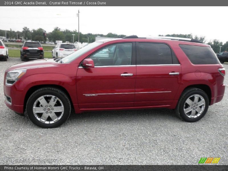 Crystal Red Tintcoat / Cocoa Dune 2014 GMC Acadia Denali