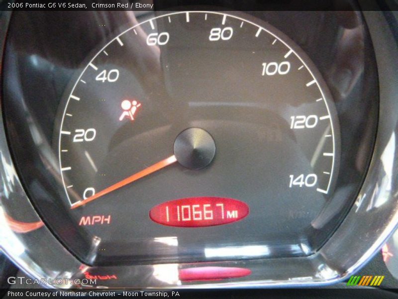 Crimson Red / Ebony 2006 Pontiac G6 V6 Sedan