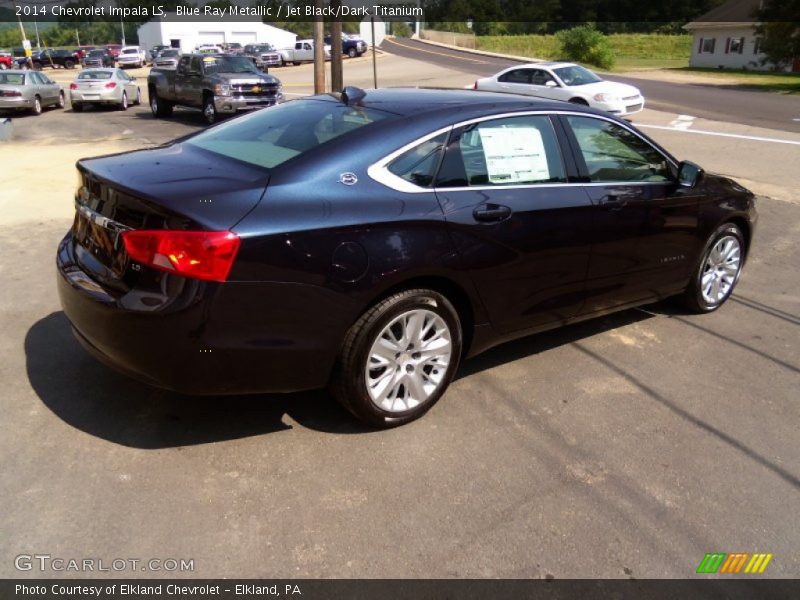 Blue Ray Metallic / Jet Black/Dark Titanium 2014 Chevrolet Impala LS