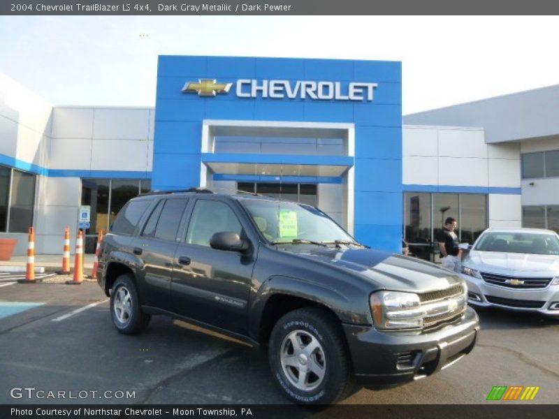 Dark Gray Metallic / Dark Pewter 2004 Chevrolet TrailBlazer LS 4x4