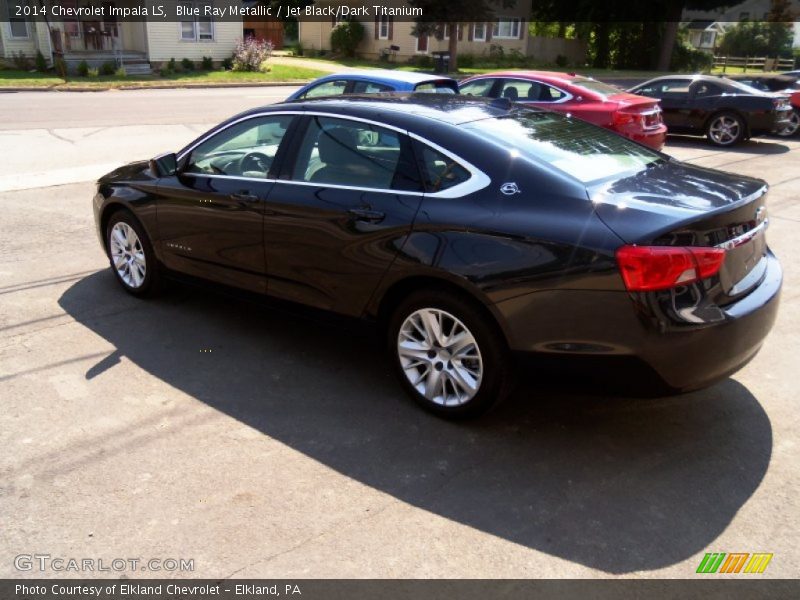 Blue Ray Metallic / Jet Black/Dark Titanium 2014 Chevrolet Impala LS