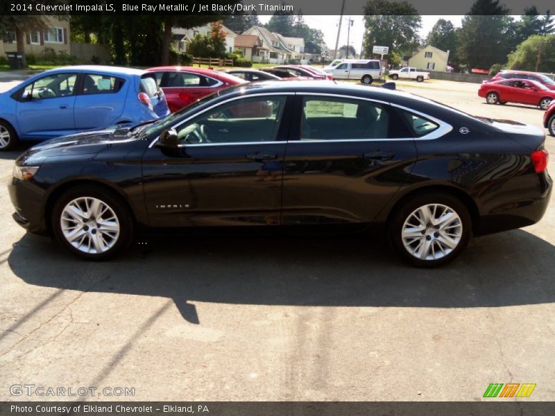 Blue Ray Metallic / Jet Black/Dark Titanium 2014 Chevrolet Impala LS