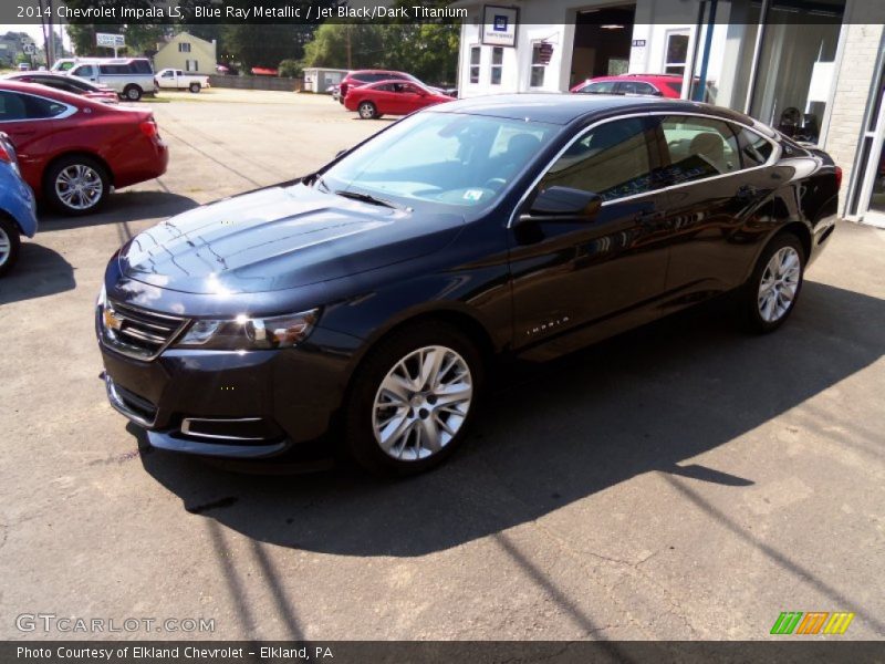 Blue Ray Metallic / Jet Black/Dark Titanium 2014 Chevrolet Impala LS