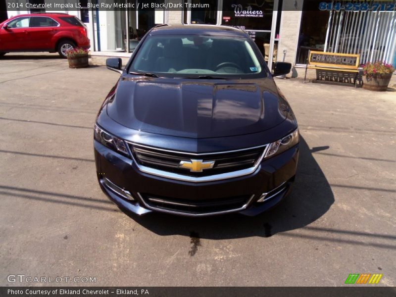 Blue Ray Metallic / Jet Black/Dark Titanium 2014 Chevrolet Impala LS