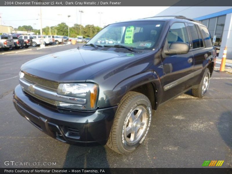 Dark Gray Metallic / Dark Pewter 2004 Chevrolet TrailBlazer LS 4x4