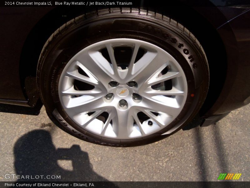 Blue Ray Metallic / Jet Black/Dark Titanium 2014 Chevrolet Impala LS