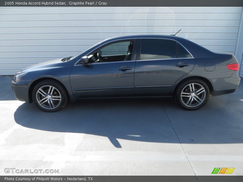 Graphite Pearl / Gray 2005 Honda Accord Hybrid Sedan