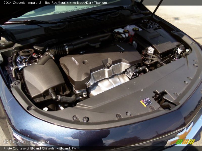 Blue Ray Metallic / Jet Black/Dark Titanium 2014 Chevrolet Impala LS