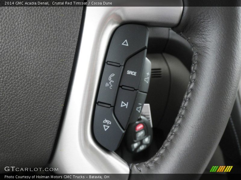 Crystal Red Tintcoat / Cocoa Dune 2014 GMC Acadia Denali