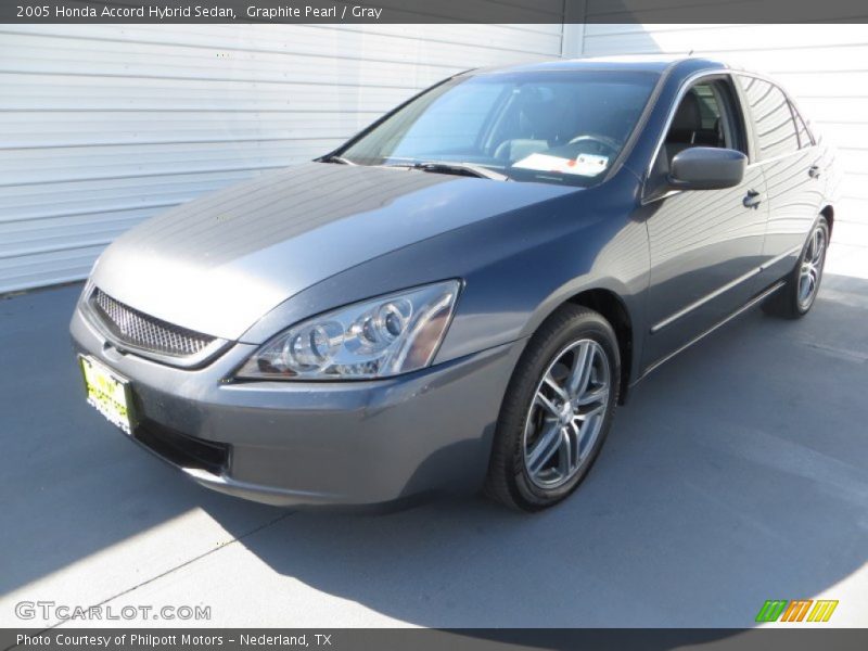 Graphite Pearl / Gray 2005 Honda Accord Hybrid Sedan