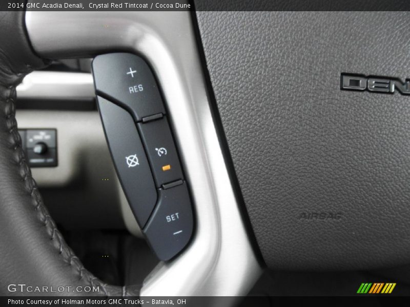 Crystal Red Tintcoat / Cocoa Dune 2014 GMC Acadia Denali