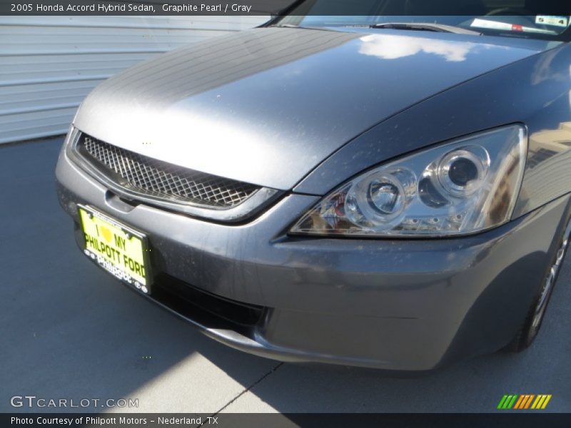 Graphite Pearl / Gray 2005 Honda Accord Hybrid Sedan