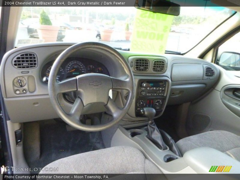 Dark Gray Metallic / Dark Pewter 2004 Chevrolet TrailBlazer LS 4x4