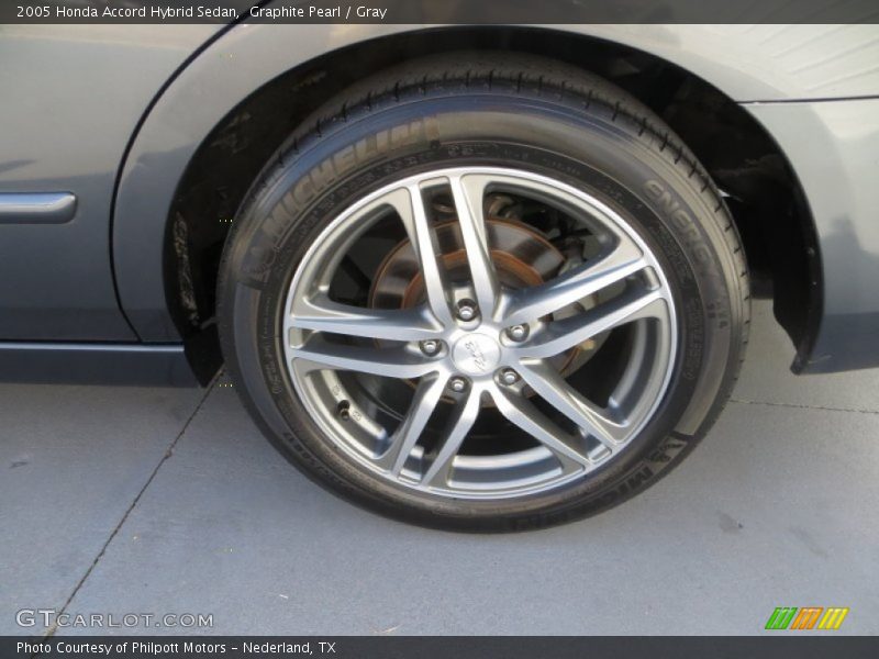 Graphite Pearl / Gray 2005 Honda Accord Hybrid Sedan