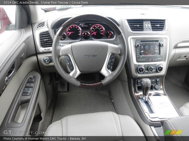 Crystal Red Tintcoat / Cocoa Dune 2014 GMC Acadia Denali