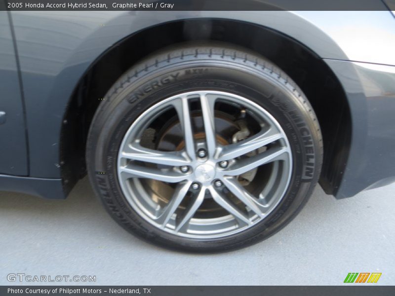 Graphite Pearl / Gray 2005 Honda Accord Hybrid Sedan