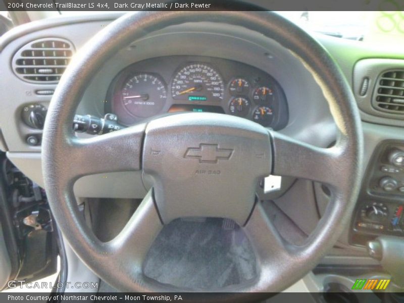 Dark Gray Metallic / Dark Pewter 2004 Chevrolet TrailBlazer LS 4x4