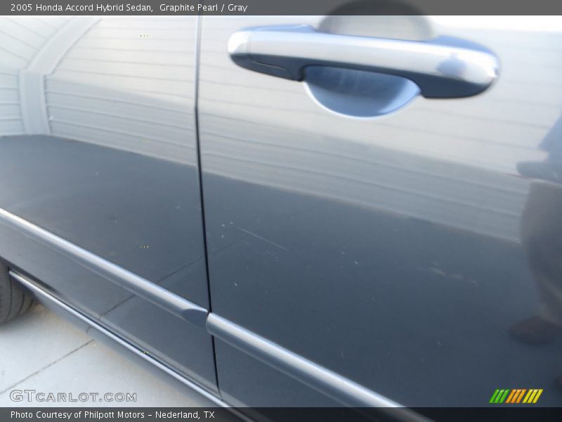 Graphite Pearl / Gray 2005 Honda Accord Hybrid Sedan