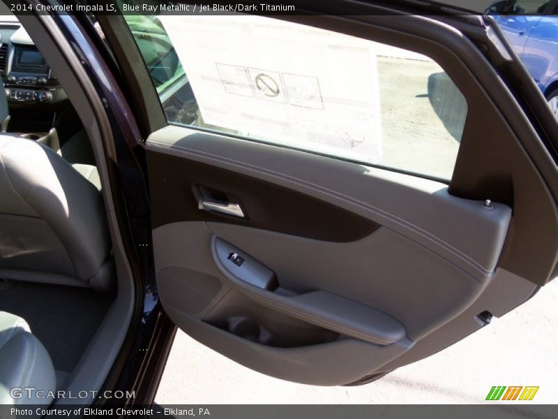 Blue Ray Metallic / Jet Black/Dark Titanium 2014 Chevrolet Impala LS