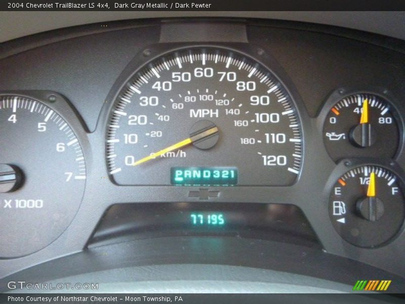 Dark Gray Metallic / Dark Pewter 2004 Chevrolet TrailBlazer LS 4x4