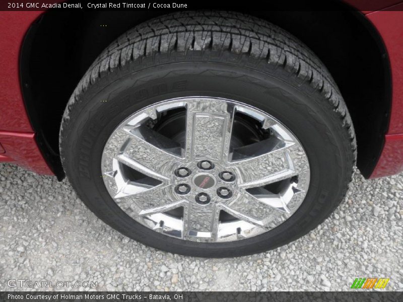 Crystal Red Tintcoat / Cocoa Dune 2014 GMC Acadia Denali