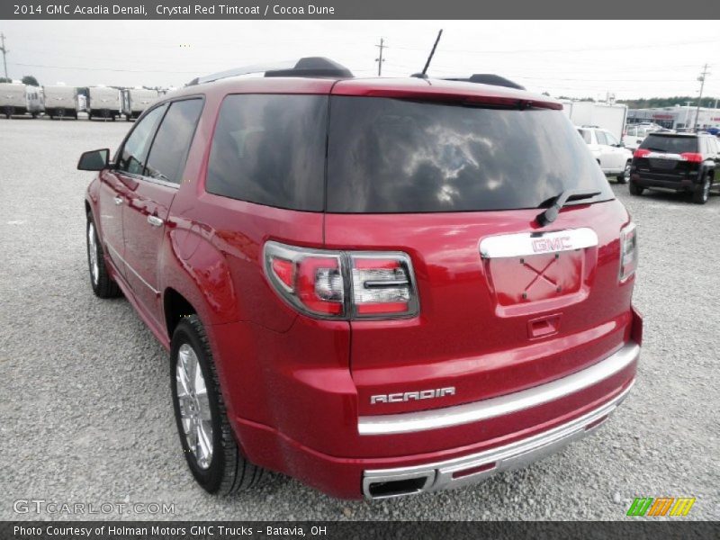 Crystal Red Tintcoat / Cocoa Dune 2014 GMC Acadia Denali