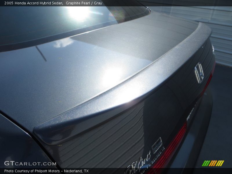 Graphite Pearl / Gray 2005 Honda Accord Hybrid Sedan