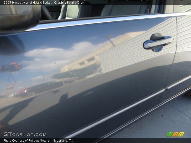 Graphite Pearl / Gray 2005 Honda Accord Hybrid Sedan